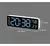 Reloj Despertador Pantalla Led 2 Alarmas Temperatura Humedad Calendario 5503 - tienda online