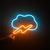 Led Neon Nuvem Raio