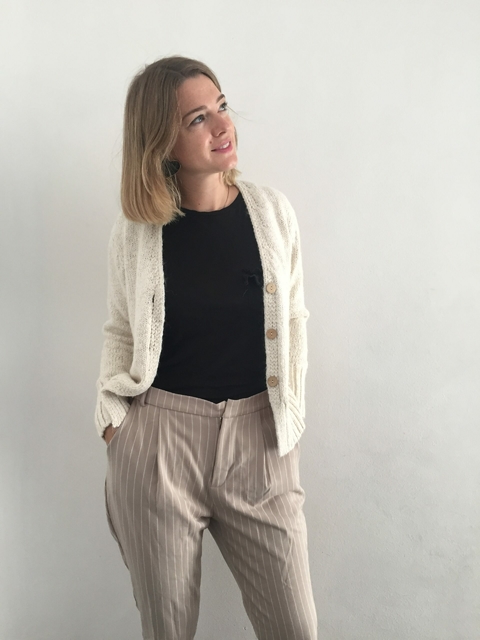 1.1.61 CARDIGAN PELO FRIZO ANCHO