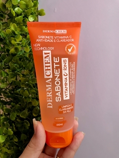 Sabonete vitamina c anti-idade e clareador