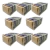 Kit8 Colmeia organizadora de calça jeans ou toalhas banho para guarda roupas 20x25x40cm