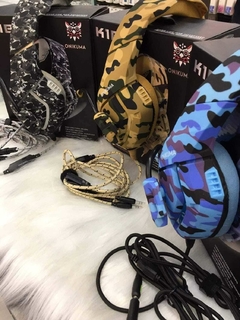 FONE DE OUVIDO HEADSET GAMER ONIKUMA K1B CAMUFLADO - comprar online
