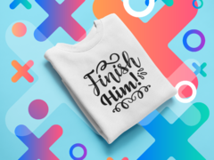 Camiseta Finish him!