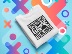 Camiseta MEU GAME NAO PAUSA