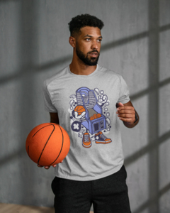 Camiseta Basquete Arcade Cartoon - comprar online