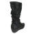 Bota Feminina Piccadilly Preta Cano Médio Anabela 143196 - Universo Calçados