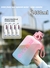 Botella de agua deportiva de 2 litros con pajita de gran capacidad para hacer ej - Kit Cctv Seguridad & Control