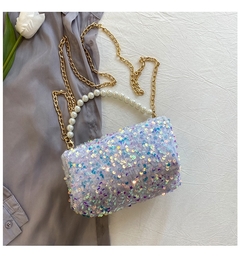 Bolsa feminina Sequins Pérola [6023] - Pinkroxo