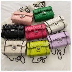 Bolsa Feminina Transversal Alça Corrente[ 8017]