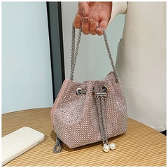 Bolsa brilho tipo saco [6044] - loja online