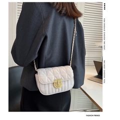 Bolsa Feminina Transversal Alça Corrente[6013] - Pinkroxo