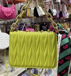 Bolsa Feminina Transversal Alça Corrente Com lençol [6016] na internet
