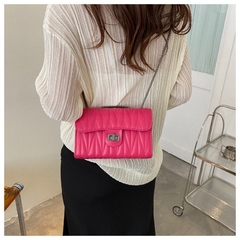 Bolsa Feminina Transversal Alça Corrente[ 8017] - Pinkroxo