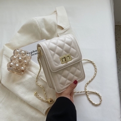 bolsa feminina celular transversal alça corrente [6001] - Pinkroxo