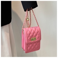 bolsa feminina celular transversal alça corrente [6001] - loja online