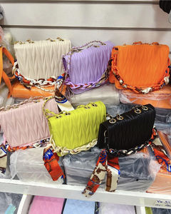 Bolsa Feminina Transversal Alça Corrente Com lençol [6016]