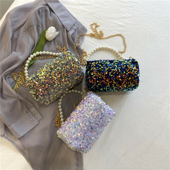 Bolsa feminina Sequins Pérola [6023]