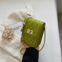 bolsa feminina celular transversal alça corrente [6001]