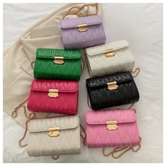 Bolsa Feminina Transversal Alça Corrente [8002]