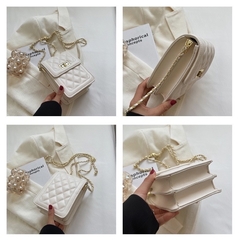 bolsa feminina celular transversal alça corrente [6001] - loja online