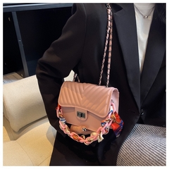 Bolsa Feminina Transversal Alça Corrente - Pinkroxo