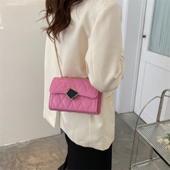 Bolsa Feminina Transversal Alça Corrente [8028] - Pinkroxo