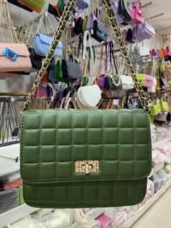 Bolsa Feminina Transversal Alça Corrente [6010]