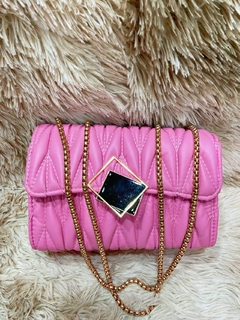 Bolsa Feminina Transversal Alça Corrente [8024] - Pinkroxo