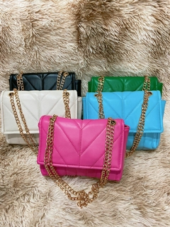 Bolsa Feminina Transversal Alça Corrente [6011]