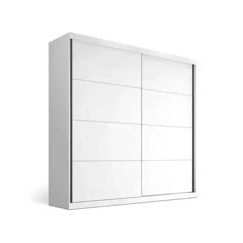 Guarda-Roupa Prime MDF 2.19m Casal 2 Portas Branco