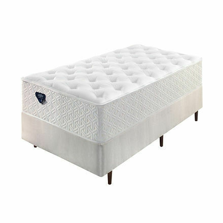Colchão + BOX Molas Ensacadas Solteiro 88cm Comfort Fresh ChillSense® Alva (Wilde)