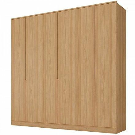 Roupeiro MDF 240cm Logan 06 Portas Olmo