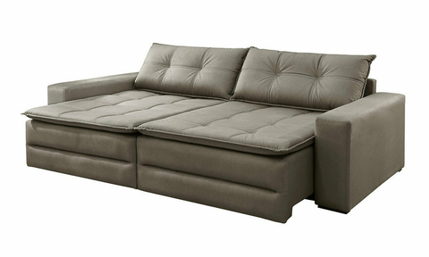 Sofá Retrátil Caixa Zero Espuma D33 Soft Mod. 442 - 2,44m - comprar online