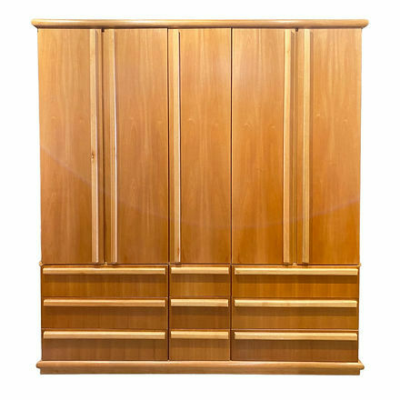 Camiseiro Mini 3 Portas 125cm - Madeira