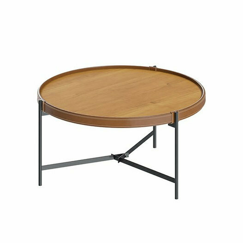 Mesa de Centro Pequena Acqua C/ Tampo Nature - Grafite