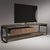 Rack Industrial 1.90m Lucy Madeira e Aço - loja online