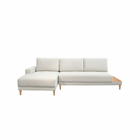 Sofá de Canto Chaise 2.90m Mod. 825 Com Bandeja de Madeira - comprar online