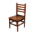 Conjunto de Mesa Retangular 160x80 Robusta Pés 9x9 com 06 Cadeiras de Madeira Anatômica - ArtMóveis Rio