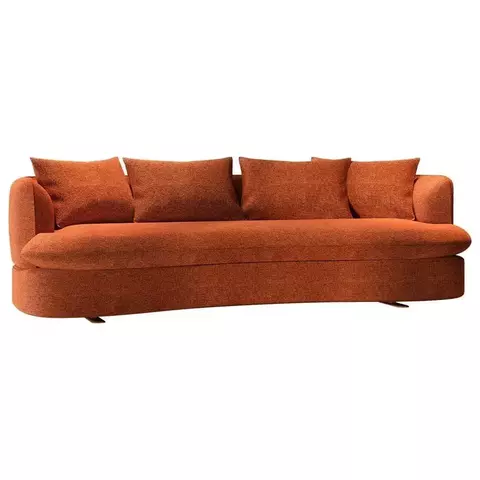 Sofá Fixo Lake com Encosto Curvo e Almofadas Soltas- Bianchi - comprar online