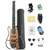 Guitarra Donner Hush X Headless, Captação HS Alnico V, Fones de Ouvido, Correia, Cabo, Bag, Natural