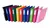 CARPETA THE PEL A4 2 X 40 MM. FORRADA PVC C/TARJETERO V/COLORES