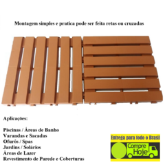 Deck modulares para varandas