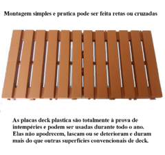 Deck modulares para varandas