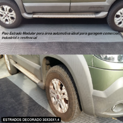 Estrados Piso Plástico 30x30 Kit C/ 09 Pç Preto - comprar online