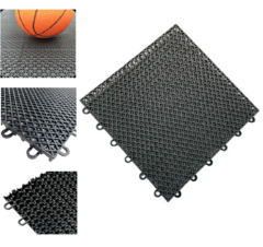 Estrados Piso Plástico 30x30 Kit c/ 06 Pç Preto