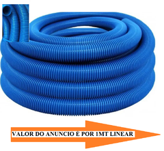 mangueira azul aspirar piscina
