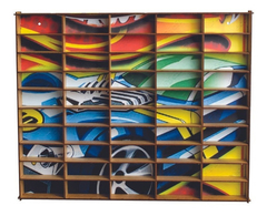 Kit 3 Prateleiras Porta Carrinhos Para Colecionador Promoção - Bela Art Mdf