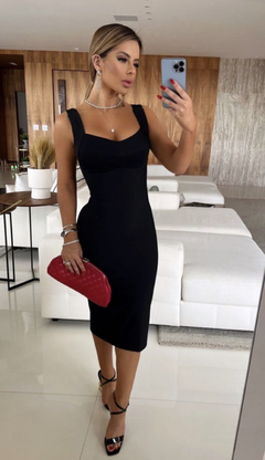 Vestido midi Lolla