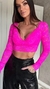 Cropped Renda Erica - Preto na internet