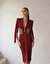 Vestido Midi Fivela - Elliot Marsala na internet